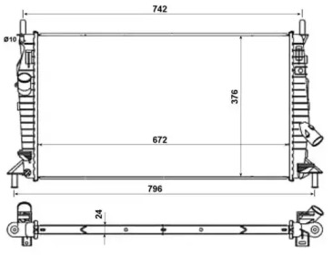 WILMINK GROUP wg1722926 -  Радиатор, охлаждение двигателя